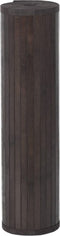 vidaXL - Vloerkleed - rechthoekig - 60x200 - cm - bamboe - donkerbruin