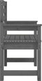 vidaXL - Tuinstoelen - 2 - st - 60x48x91 - cm - massief - grenenhout - grijs
