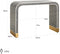 Richmond Wandtafel Bliss (Black/white)