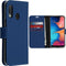 Accezz Hoesje Geschikt voor Samsung Galaxy A20e Hoesje Met Pasjeshouder - Accezz Wallet Softcase Bookcase - Donkerblauw