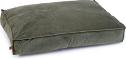 Designed by Lotte Nalino - Hondenkussen - Fluweel - Groen - 100x70x15 cm