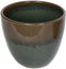 PTMD Vero Ronde Bloempot - H18,5 x Ø19,5 cm - Terracotta - Groen