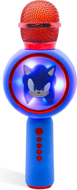 Sonic PopSing - Karaoke microfoon - Draadloos met LED verlichting en speaker - Stemvervorming