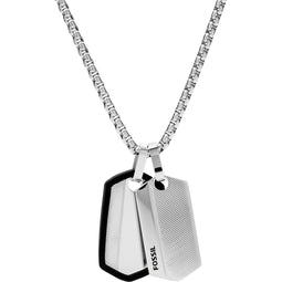 Fossil Vintage Casual JF03996040 - Herenketting - Roestvrij staal 60 cm