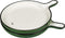 CABANAZ - bord, keramiek, SERVING TRAY ROUND, set 2, donkergroen