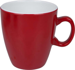 Bo-Camp - Mok - Melamine - Breukbestendig - Rood (4 stuks)