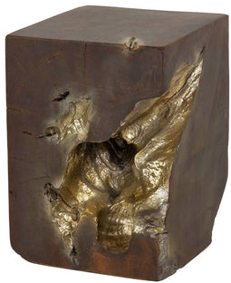 AnLi Style Bijzettafel square grey and gold