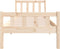 vidaXL - Bedframe - massief - hout - 75x190 - cm