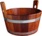 Sauna Voetenbad Gelakt van Kambala-hout (16L)