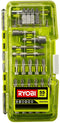 RYOBI RAK55DK - Set van tips - 55 Onderdelen - Groen Grijs (55 stuks)