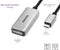 Marmitek 08371 - USB-C naar DisplayPort adapter - 15 cm - Ultra HD 4K60 - Zilver Zwart