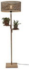 GOOD&MOJO Vloerlamp Java - Bamboe/Zwart - Ø50x158cm - - Staande lampen voor Woonkamer - Slaapkamer