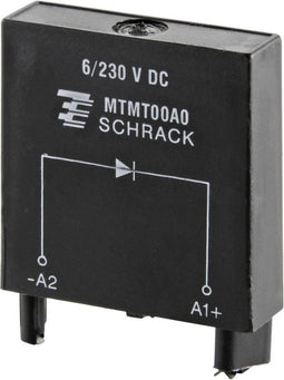TE Connectivity Steekmodule Met veiligheids diode, Zonder LED MTMT00A0 =M21 1 stuk(s)