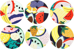 &Klevering - Onderzetters - Fruity - 6 stuks