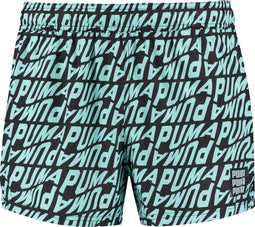 PUMA Wave AOP Short Shorts - Mannen - Golvende print - Blauw (1P)