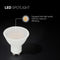 V-TAC VT-271 - GU10 LED Spot - 10W - Melkachtige kap