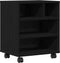 vidaXL - Printerstandaard - met - Wielen - Artisan - Eiken - 41x32x48 - cm