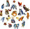 UNIDRAGON Houten Puzzel Voor Volwassenen Dier - Vurige Vos - 107 stukjes - Small 16x24 cm