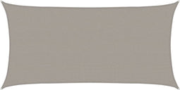 vidaXL - Zonnezeil - 160 - g/m² - rechthoekig - 2,5x4,5 - m - HDPE - lichtgrijs
