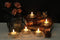 LED kaarsen met timer, 6 stuks, warm wit, 3D vlam