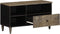 vidaXL - Tv-meubel - 80x33x46 - cm - massief - mangohout - zwart
