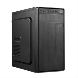 ATX Semi-toren doos approx! APPC-301F - Mini-ITX - 500 W Voedingsbron - Zwart