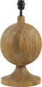 Light & Living Tafellamp Tomasso - Mangohout - 50cm - Mat Bruin - excl. kap