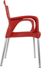 Bella terrasstoel rood