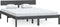 vidaXL - Bedframe - massief - grenenhout - grijs - 160x200 - cm