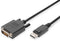 Digitus DB-340301-030-S - DisplayPort naar DVI-kabel - 3.00 m - Zwart