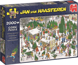 JvH - The Christmas Tree Market - 2000 puzzelstukjes - Multicolor