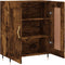 vidaXL - Dressoir - 69,5x34x90 - cm - bewerkt - hout - gerookt - eikenkleurig