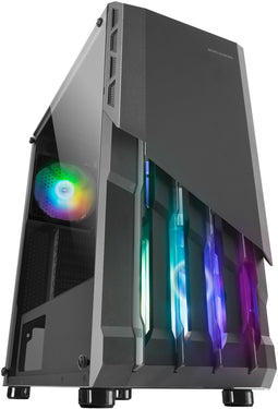 Mars Gaming MC-X2 - ATX Behuizing - Gehard glas - Zwart