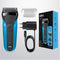 Braun Series 3 - Elektrisch Scheerapparaat Wet&Dry - 3 Scheerkoppen - Zwart/Blauw