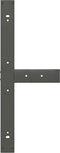 vidaXL - Eettafelpoten - 2 - st - T-vormig - 100x35x(72-73) - cm - staal - antraciet