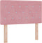 vidaXL - Hoofdbord - met - kristallen - knoppen - in - roze - fluweel - - - 80 - cm