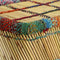 vidaXL - Salontafel - met - chindi - details - bamboe - meerkleurig