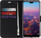 Accezz Hoesje Geschikt voor Huawei P20 Pro Hoesje Met Pasjeshouder - Accezz Wallet Softcase Bookcase - Zwart