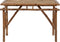 vidaXL - Tuintafel - inklapbaar - 115x50x75 - cm - bamboe