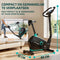 FITAGE Hometrainer - Fitnessfiets - 32 Weerstandsniveaus - Tablethouder voor Bluetooth Kinomap & Zwift