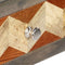 vidaXL - Wandtafel - 86x30x76 - cm - massief - mangohout - grijs