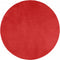 vidaXL - Vloerkleed - OVIEDO - laagpolig - Ø - 80 - cm - rood