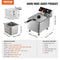 VEVOR EF-12L - Professionele elektrische friteuse - 3100 W - Zilverkleurig