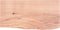 vidaXL - Wastafelblad - 60x30x2 - behandeld - massief - hout - lichtbruin