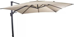 Zweefparasol VirgoFlex Ecru 300 x 300 cm - inclusief kruisvoet