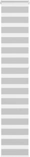 vidaXL - Zebra - rolgordijn - 40x230 - cm - stofbreedte - 35,9 - cm - lichtgrijs