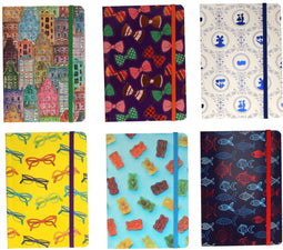 Wins Holland Notitieboekjes 6 Designs Set van 24st.