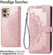 iMoshion Hoesje Geschikt voor Motorola Edge 30 Fusion Hoesje Met Pasjeshouder - iMoshion Mandala Bookcase - Rosé Goud