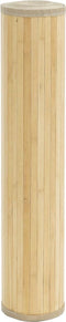 vidaXL - Vloerkleed - rechthoekig - 100x200 - cm - bamboe - lichtnaturel