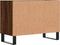 vidaXL - Tv-meubel - 69,5x30x50 - cm - bewerkt - hout - bruin - eikenkleur